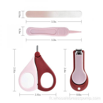 Nail Clipper Personnalisation du nouveau-né avec Set Ciseaux